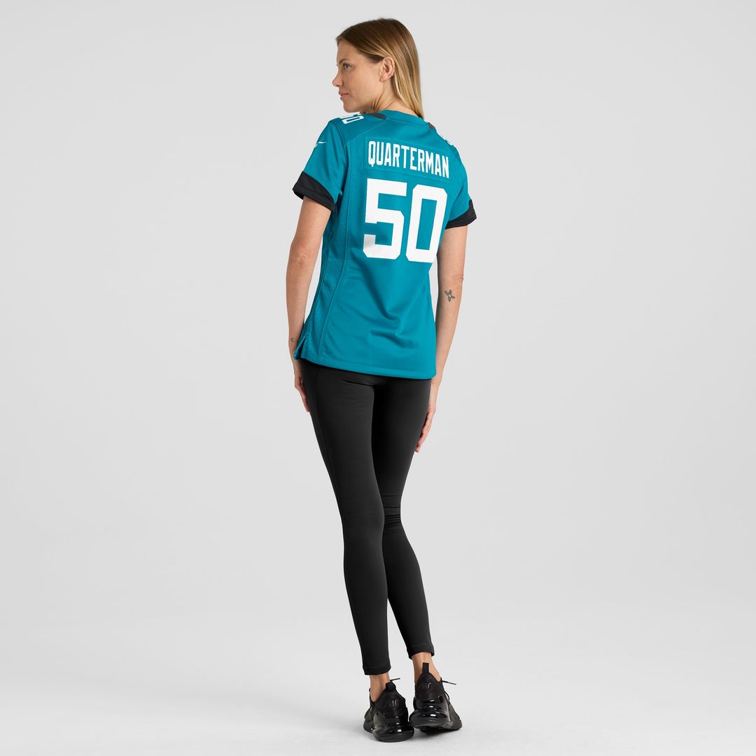 Shaquille Quarterman Jacksonville Jaguars Nike Women's Game Jersey - Teal