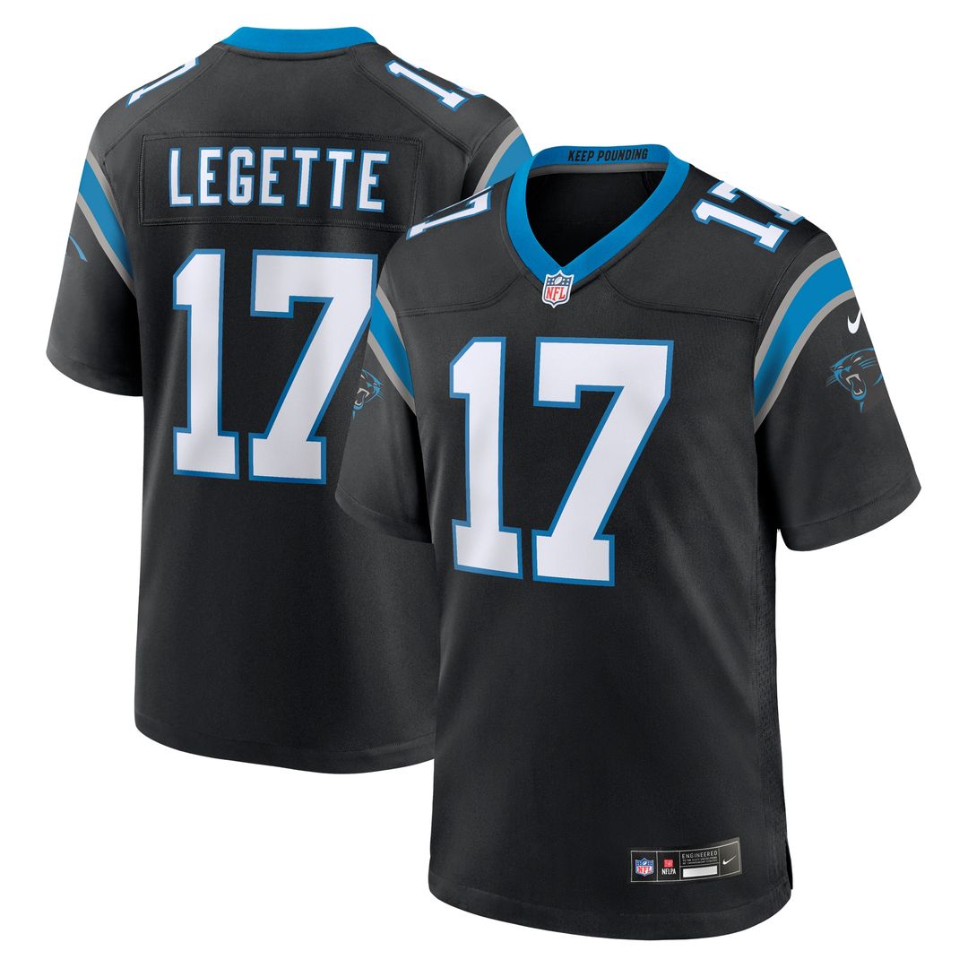 Xavier Legette Carolina Panthers Nike Alternate Game Jersey - Blue