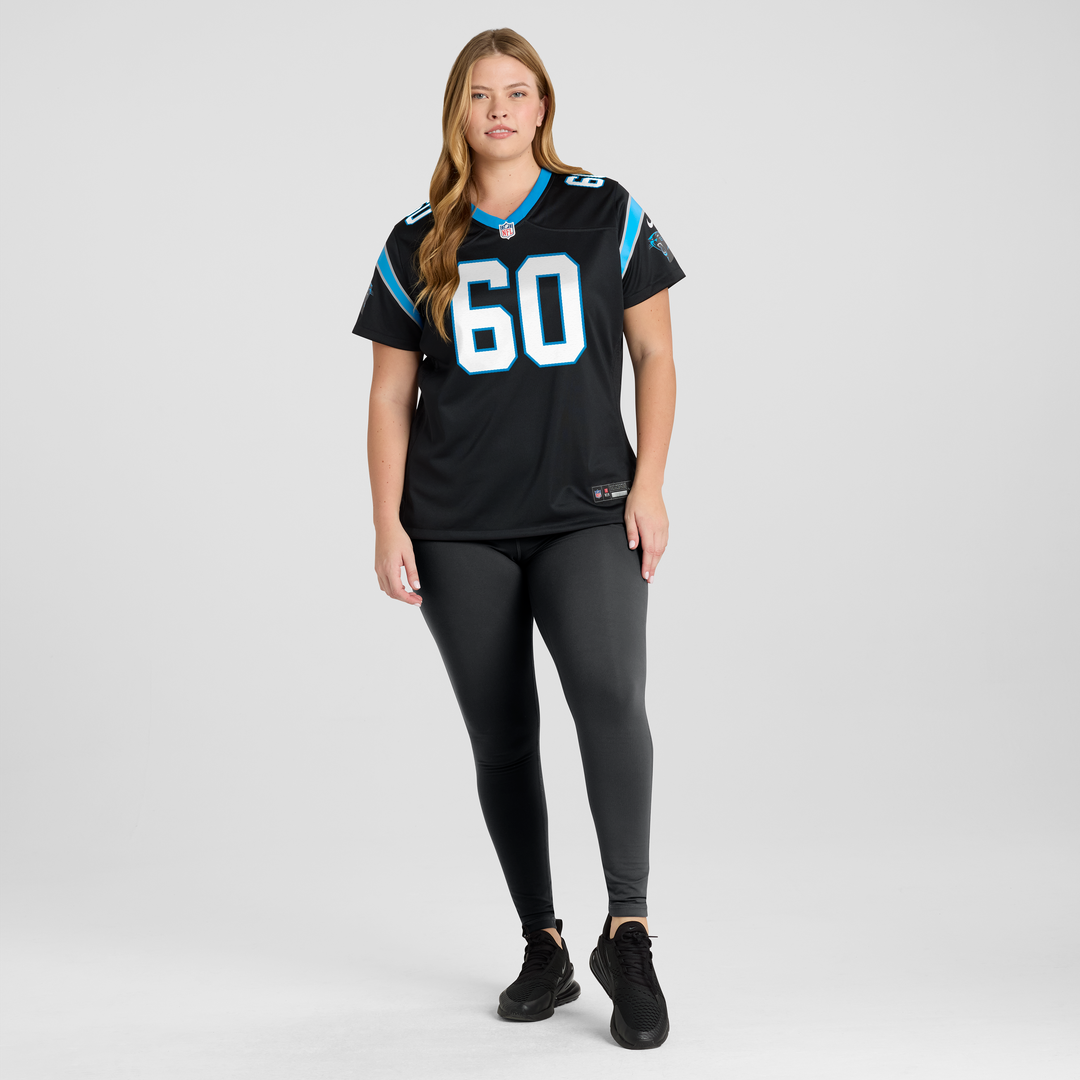 Nick Samac Carolina Panthers Nike Women's Team Game Jersey -  Black