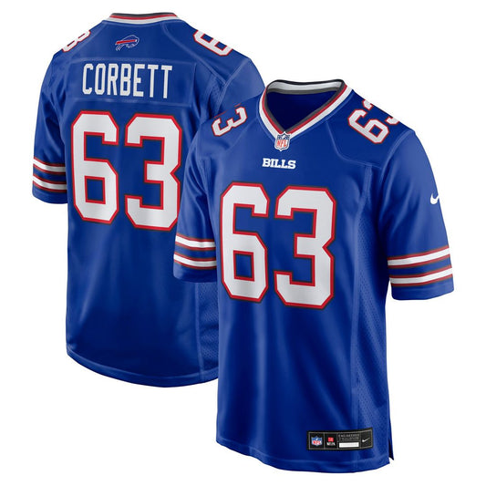 Austin Corbett Buffalo Bills Nike Team Game Jersey -  Royal