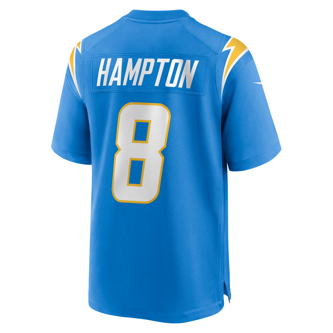Omarion Hampton Los Angeles Chargers Nike Team Game Jersey -  Powder Blue