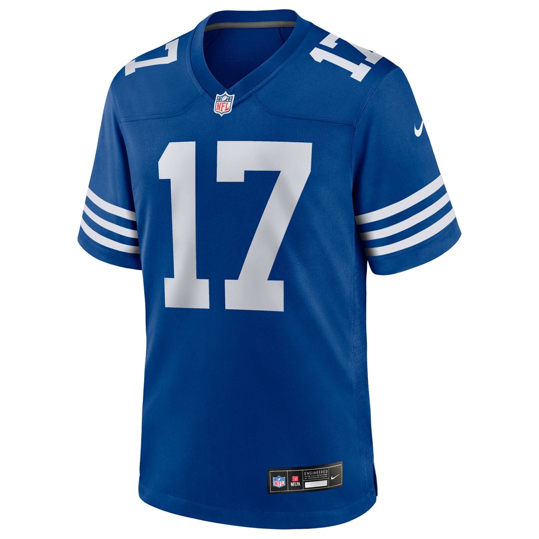Daniel Jones Indianapolis Colts Nike Alternate 2 Indiana Nights Game Jersey -  Heather Royal