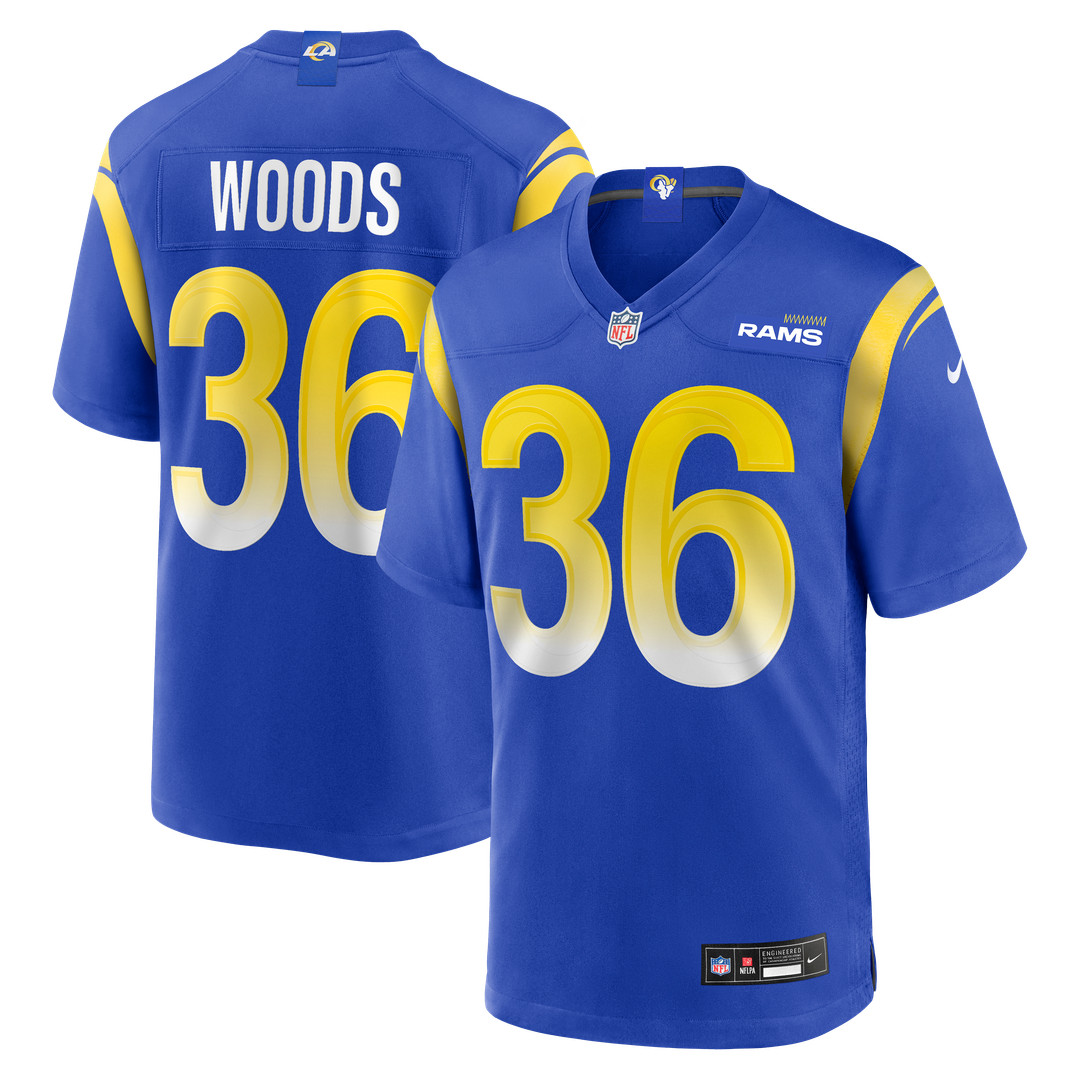 Charles Woods Los Angeles Rams Nike Game Jersey -  Royal