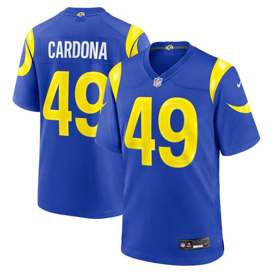 Joe Cardona Los Angeles Rams Nike Team Game Jersey -  Royal