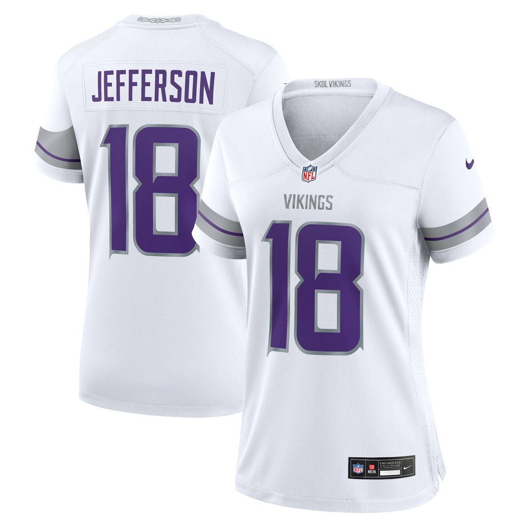 Justin Jefferson Minnesota Vikings Nike Women's Player Jersey - Purple