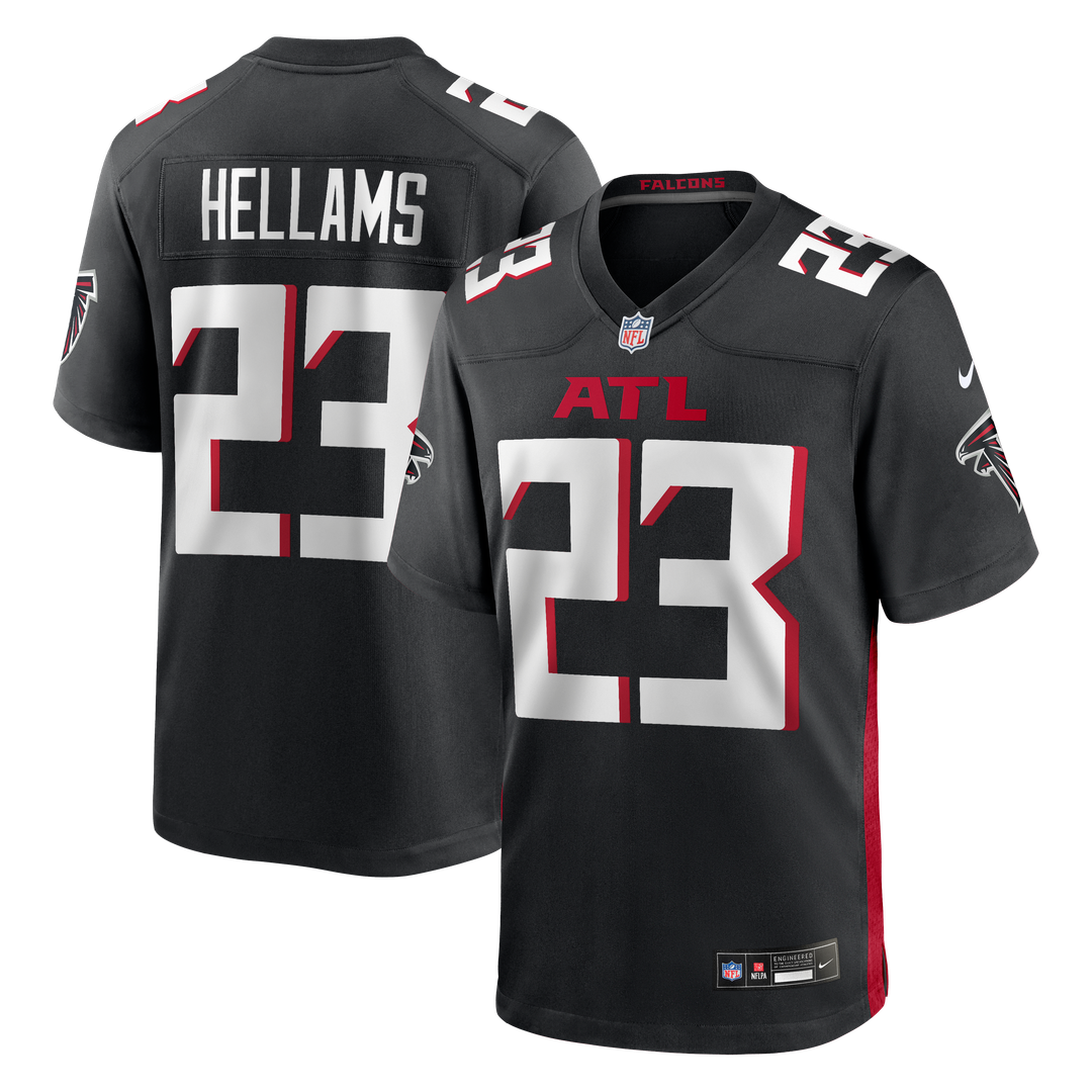 DeMarcco Hellams Atlanta Falcons Nike Team Game Jersey -  Black