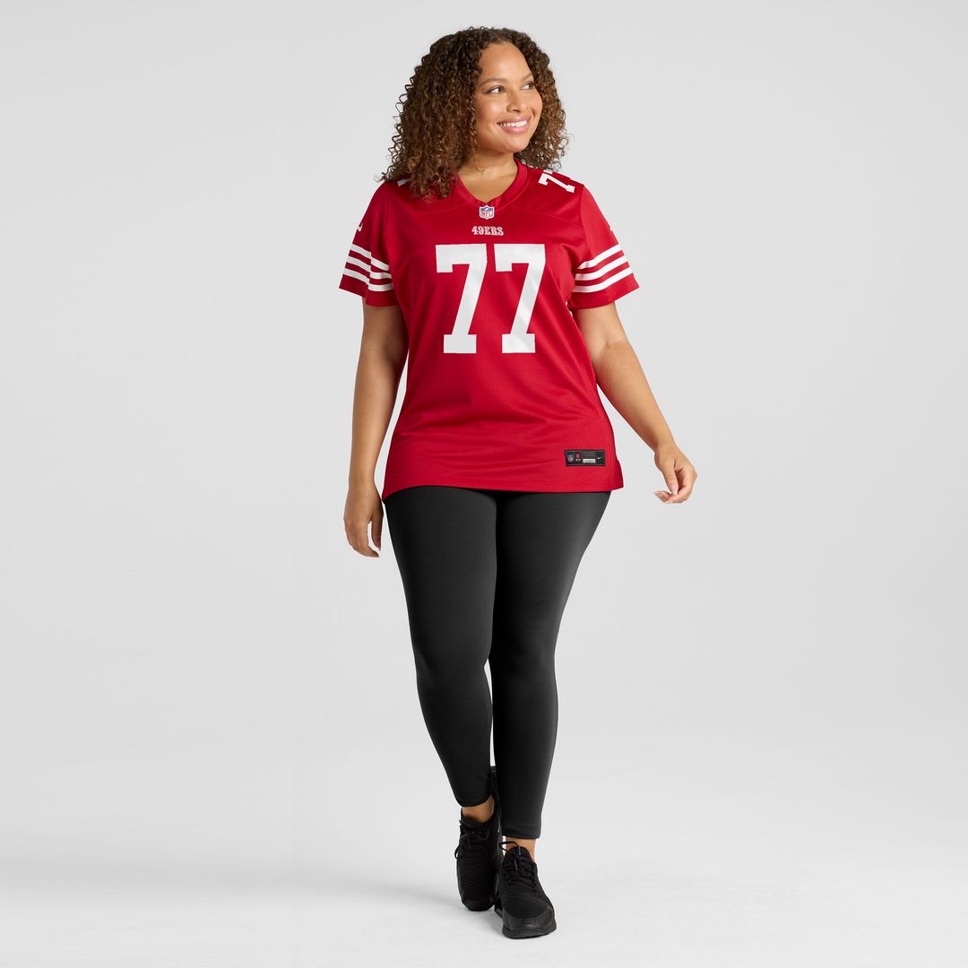 Dominick Puni San Francisco 49ers Nike Women's Team Game Jersey -  Scarlet