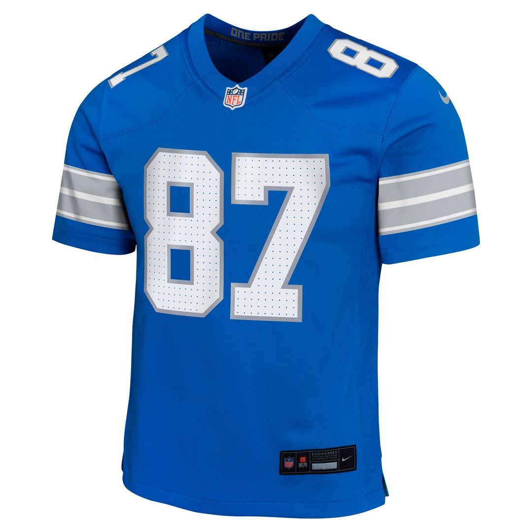 Sam LaPorta Detroit Lions Nike Youth Game Jersey - Black