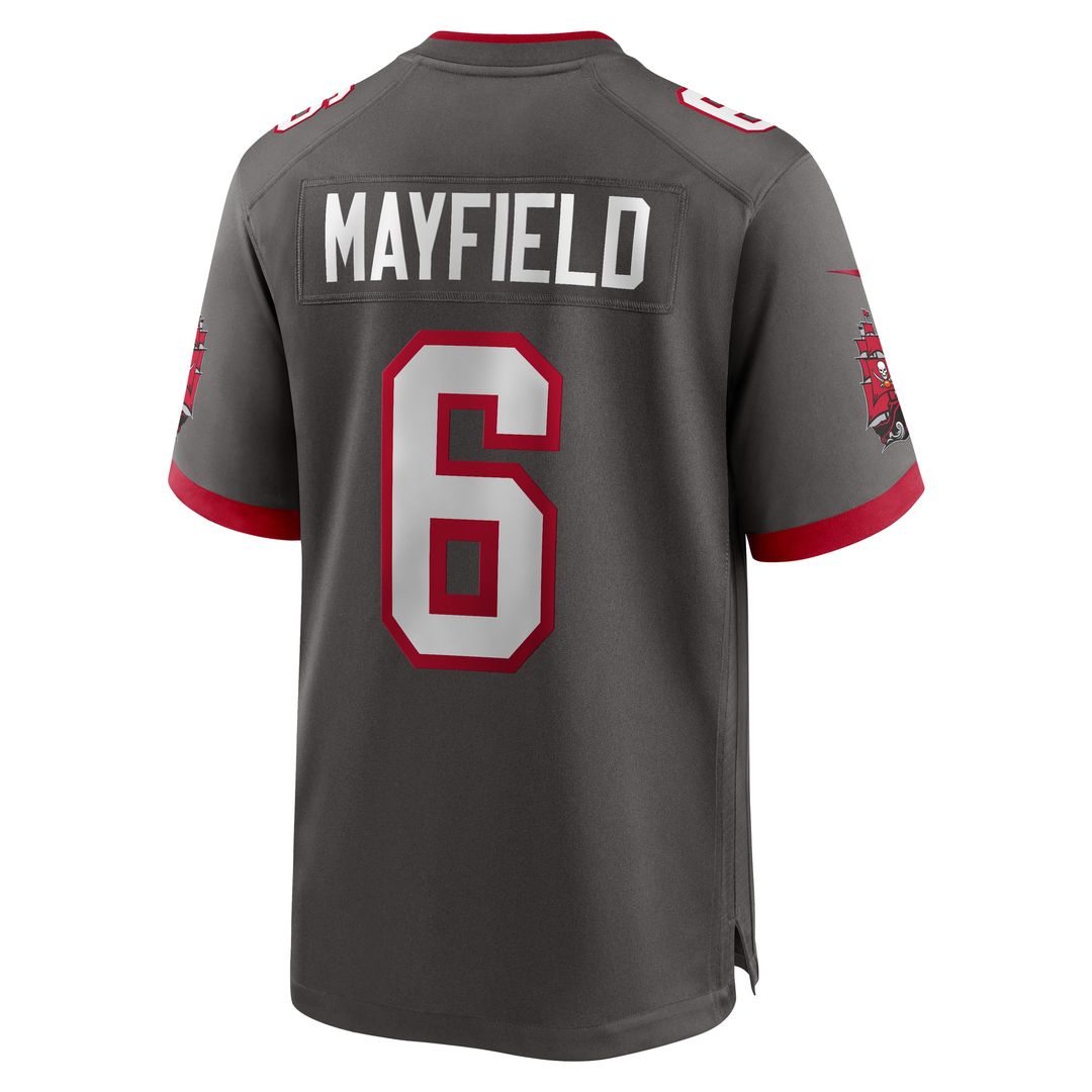 Baker Mayfield Tampa Bay Buccaneers Nike Alternate Game Player Jersey - Pewter